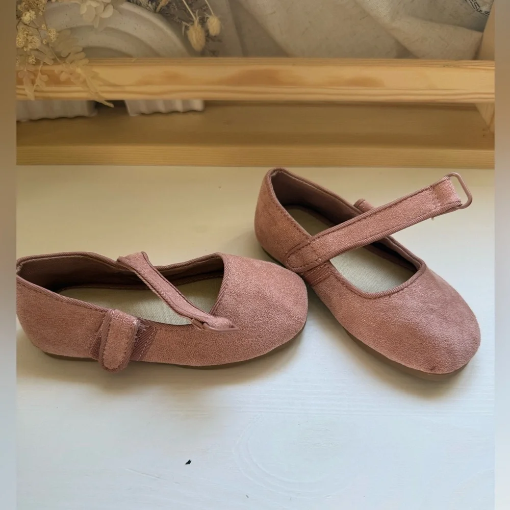 Zara Kids Dusty Rose Mary Jane Shoes with Strap Size 22 ( US 6.5) Toddler Girls